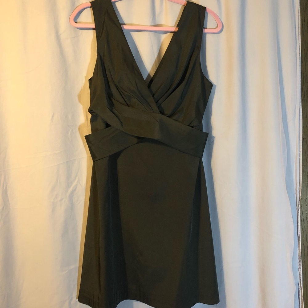 White/Black mini dress